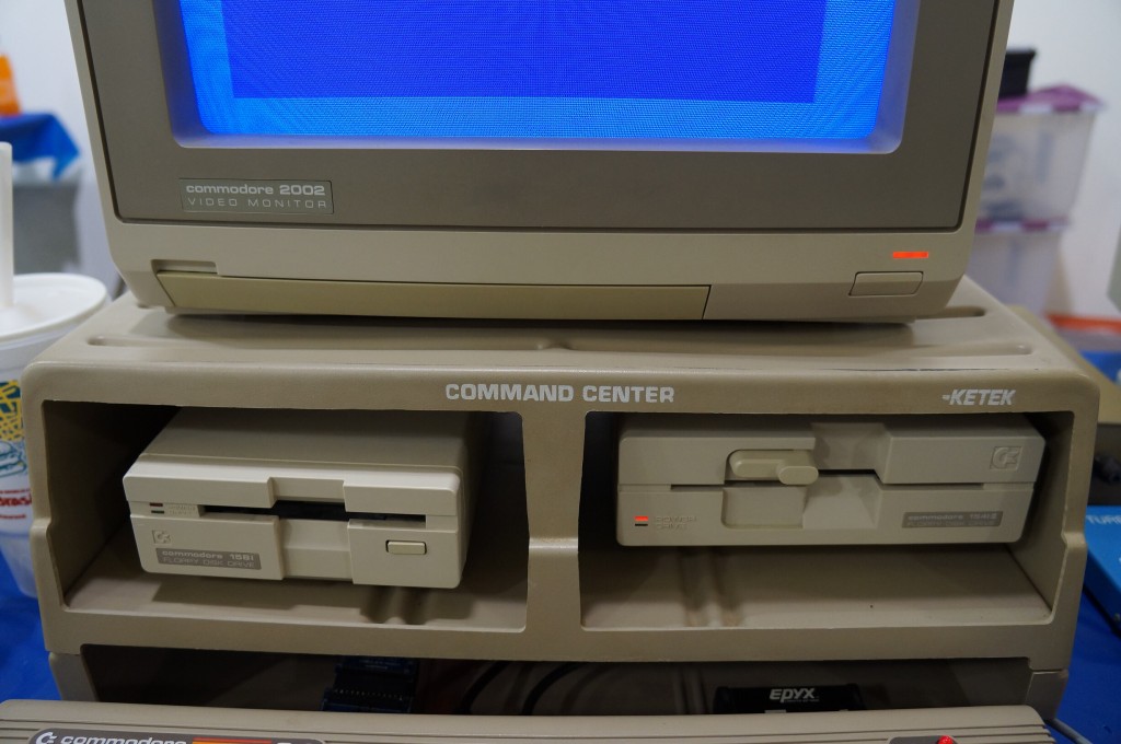 VCFSE 2.0, Exhibition Hall, Commodore 64 disk drives