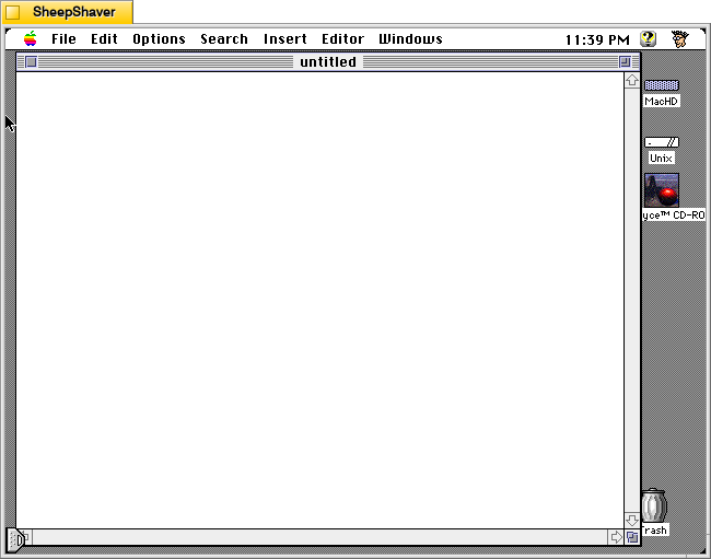 Kant Generator Pro for Macintosh, Composing Window after launch