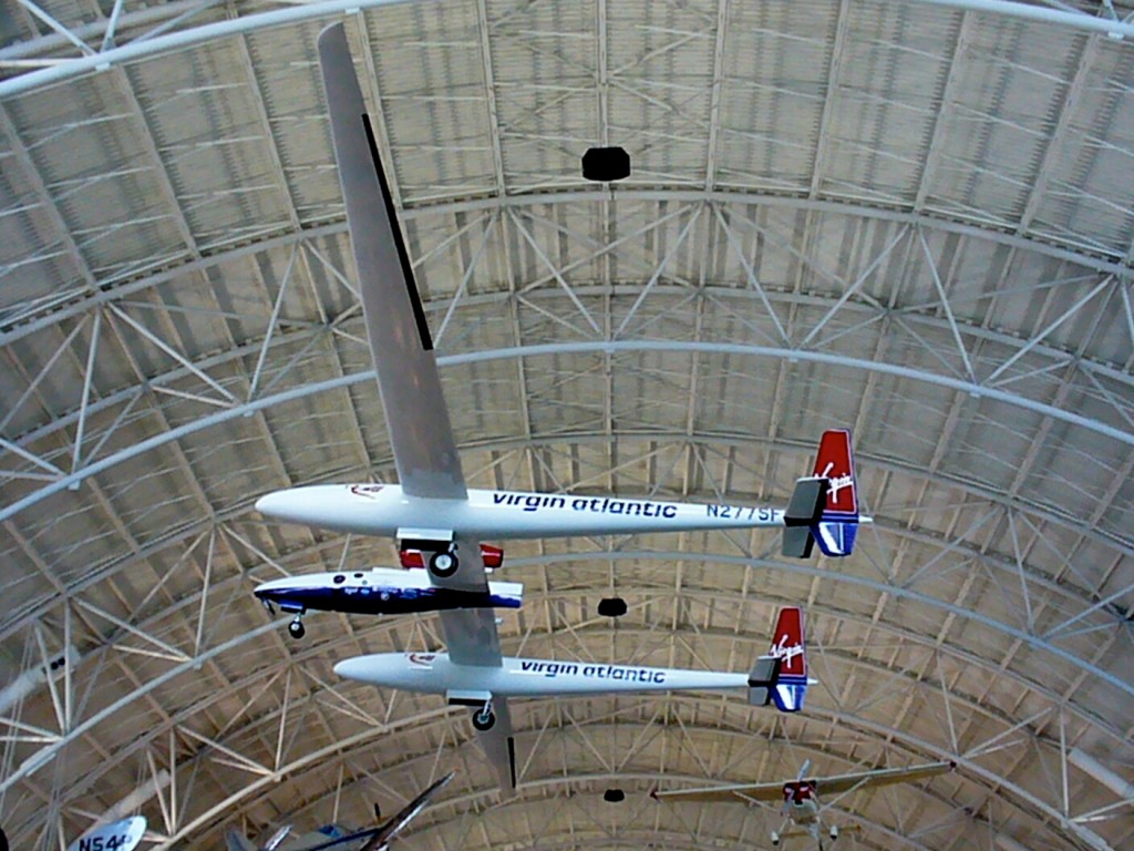 National Air and Space Museum, Udvar-Hazy Center, Scaled Composites Model 311 Virgin Atlantic GlobalFlyer