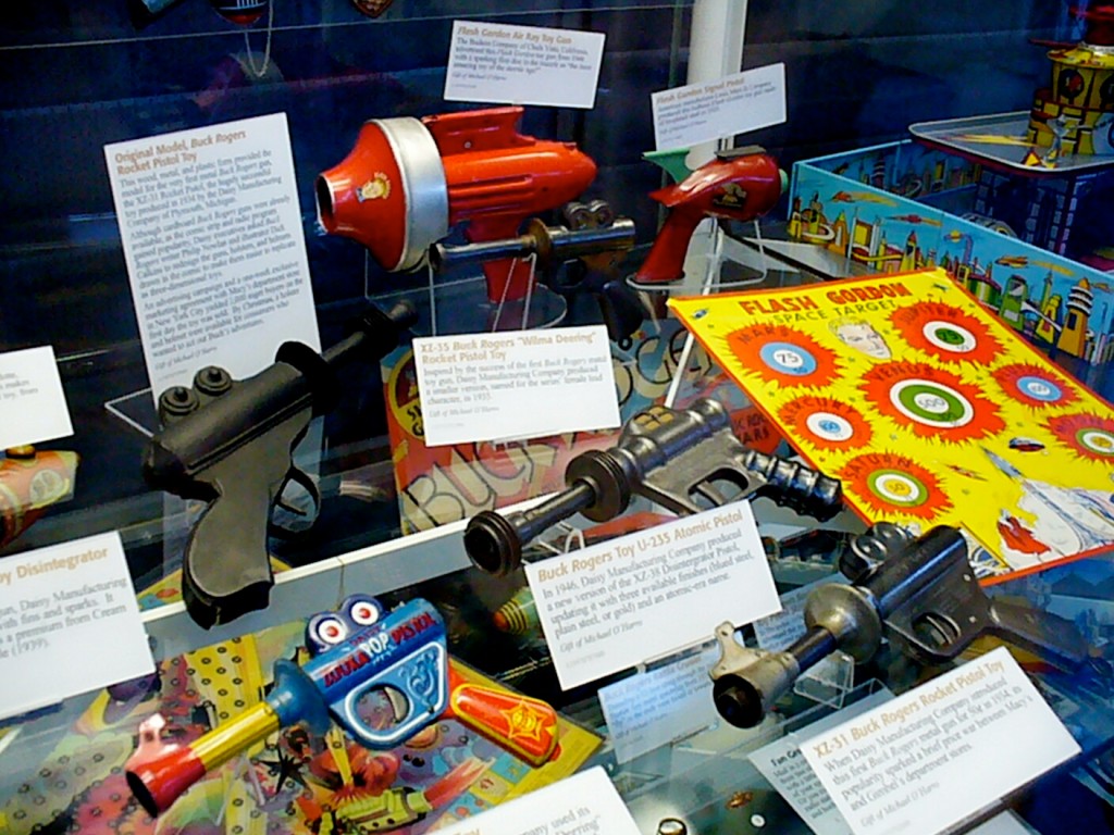 National Air and Space Museum, Udvar-Hazy Center, Buck Rogers and Flash Gordon Pistols