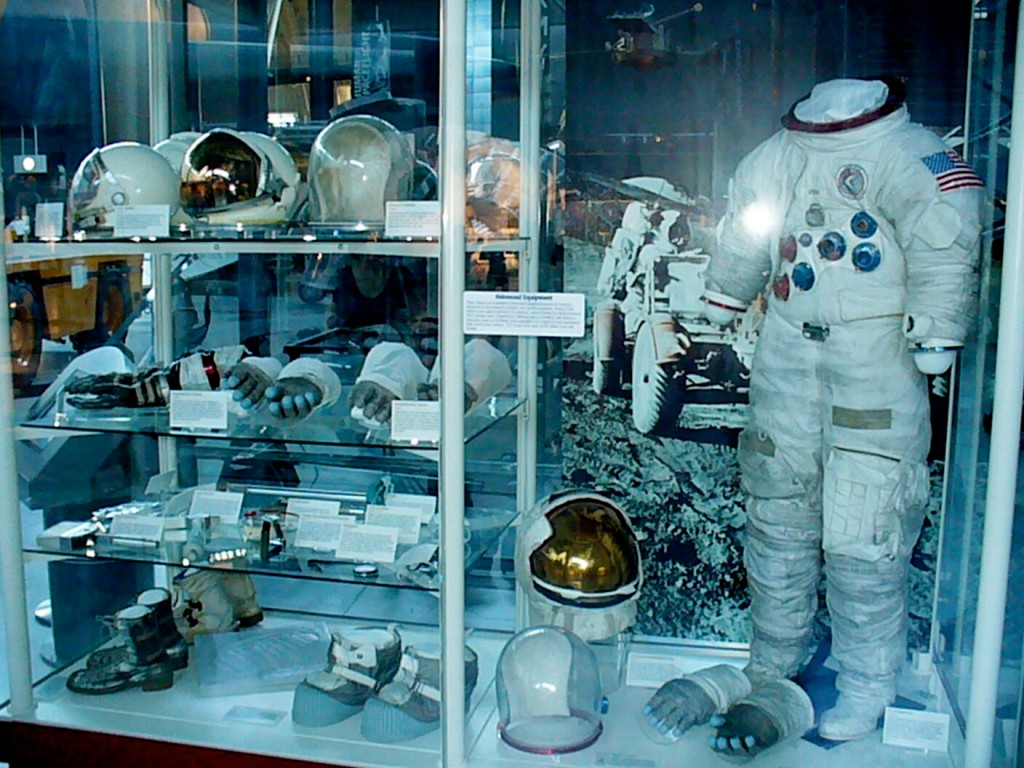 National Air and Space Museum, Udvar-Hazy Center, Apollo Space Suit, Helmets, and Gloves