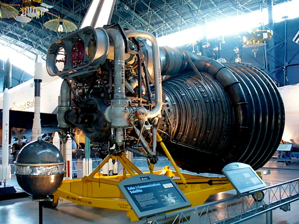 National Air and Space Museum, Udvar-Hazy Center, Rocketdyne F-1 Rocket Engine