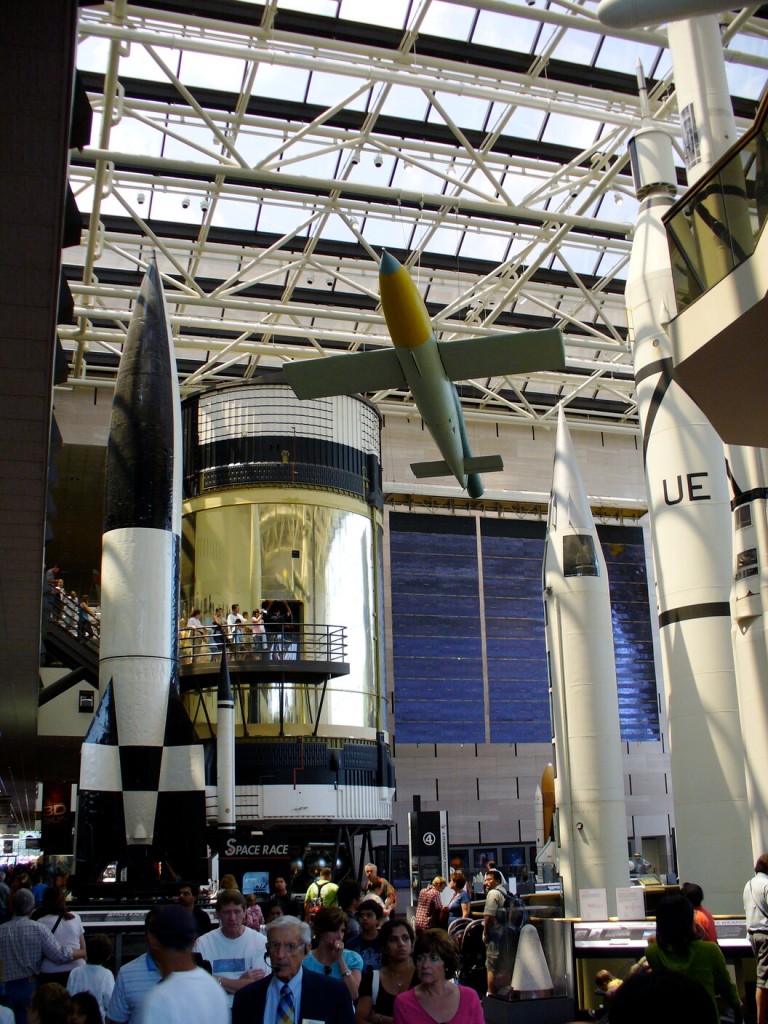 Smithsonian National Air and Space Museum in Washington, DC, V-2 Rocket, Skylab, and V-1 Rocket