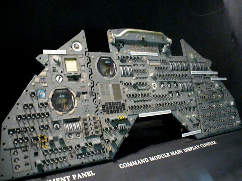 Smithsonian National Air and Space Museum in Washington, DC, Apollo Command Module Console