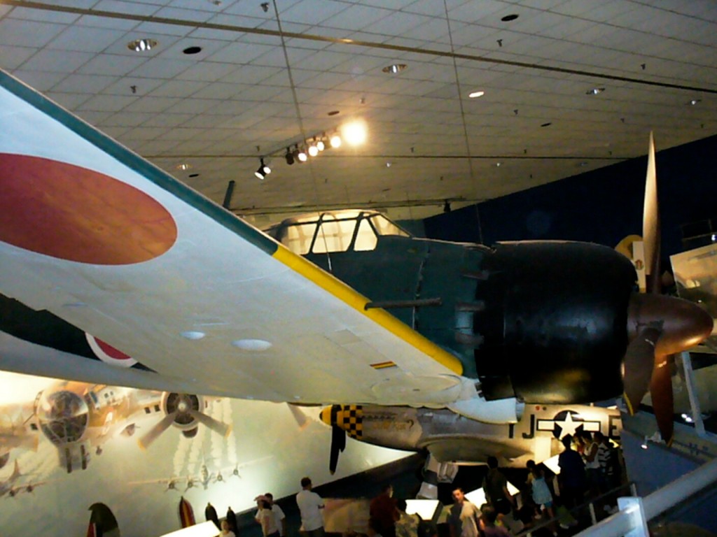 Smithsonian National Air and Space Museum in Washington, DC, Mitsubishi A6M5 Reisen (Zero Fighter) Model 52 ZEKE