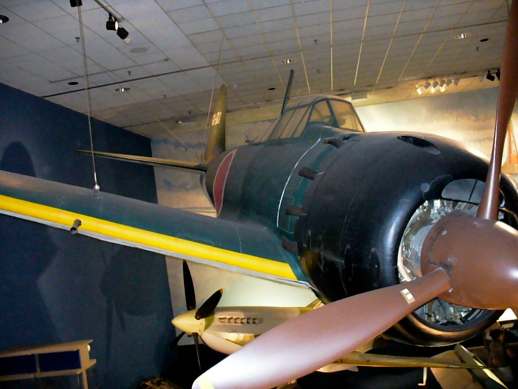 Smithsonian National Air and Space Museum in Washington, DC, Mitsubishi A6M5 Reisen (Zero Fighter) Model 52 ZEKE