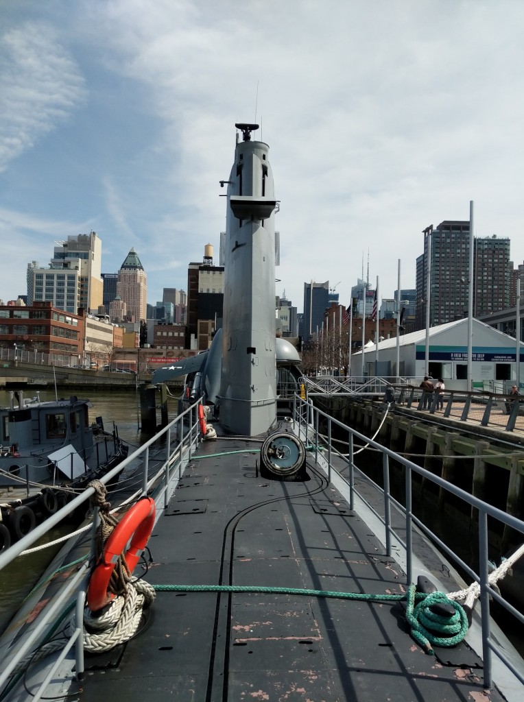 USS Growler (SSG-577), Cold War-era Cruise Missile Submarine Docked Next to Intrepid Museum, March 2019, Conning Tower