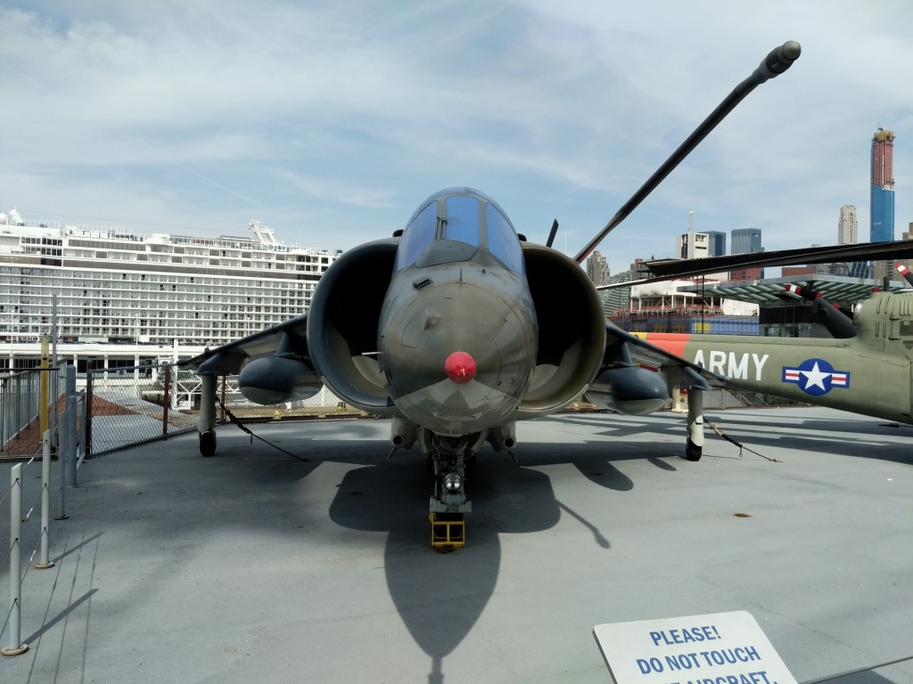 Intrepid Museum, WWII Aircraft Carrier turned Air and Space Museum, Manhattan, New York, McDonnell Douglas AV-8B Harrier II