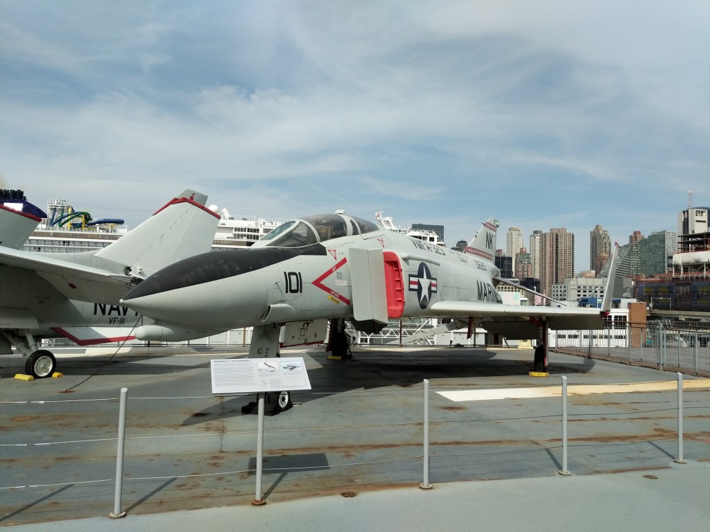 Intrepid Museum, WWII Aircraft Carrier turned Air and Space Museum, Manhattan, New York, McDonnell Douglas F-4 Phantom II