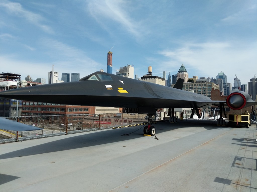 Intrepid Museum, WWII Aircraft Carrier turned Air and Space Museum, Manhattan, New York, Lockheed A-12