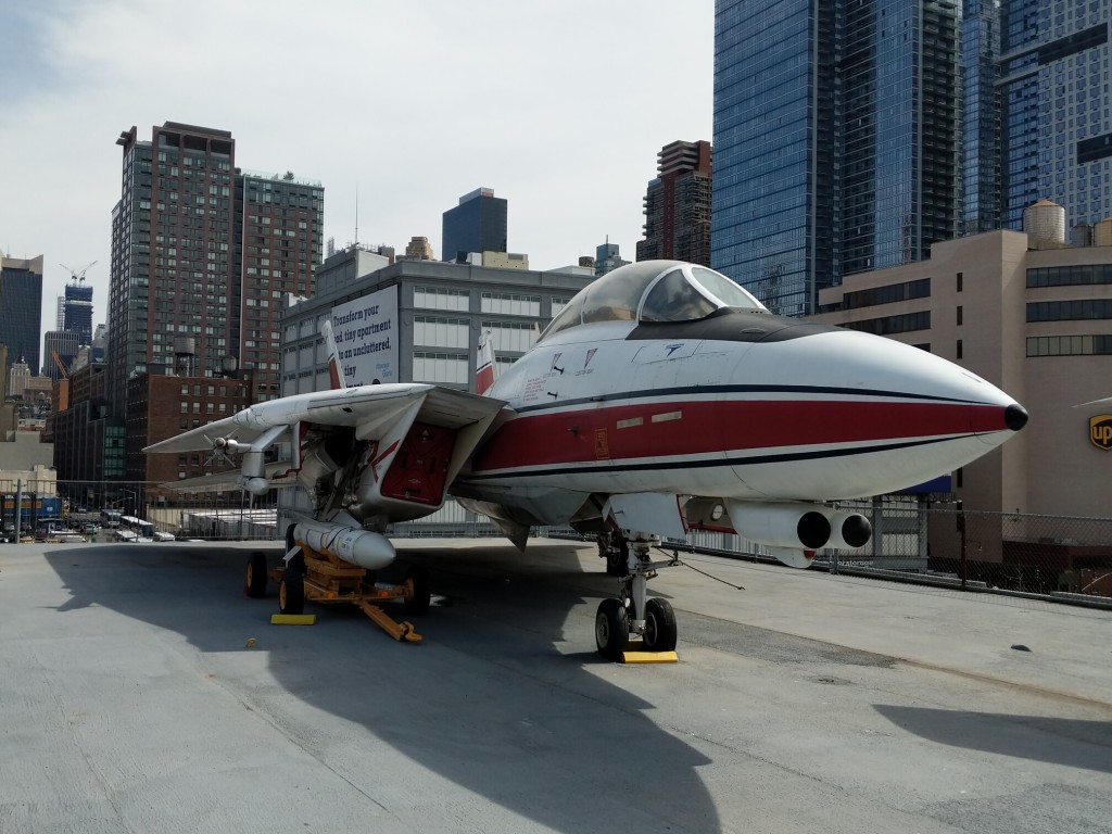 Intrepid Museum, WWII Aircraft Carrier turned Air and Space Museum, Manhattan, New York, Grumman F-14D Super Tomcat