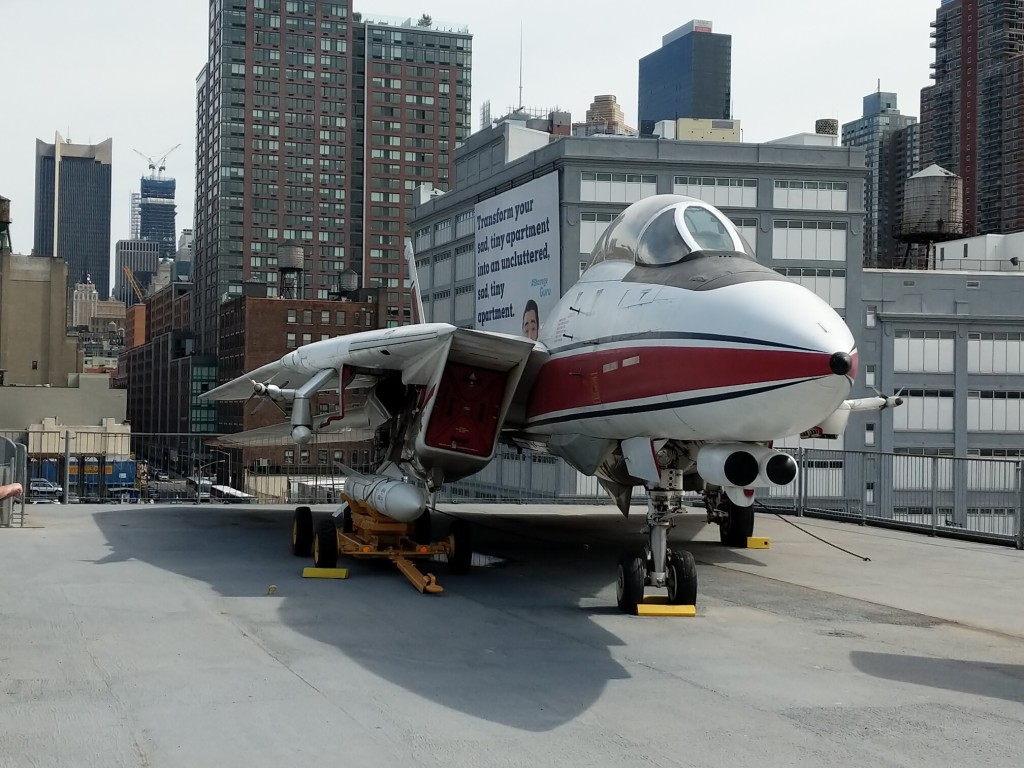 Intrepid Museum, WWII Aircraft Carrier turned Air and Space Museum, Manhattan, New York, Grumman F-14D Super Tomcat