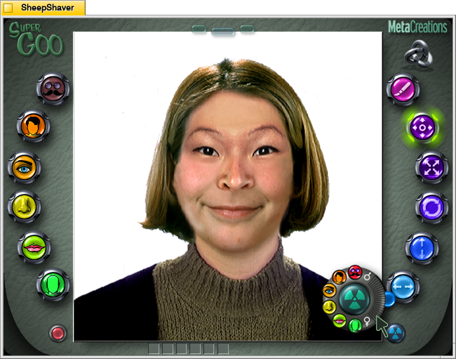 Kai's SuperGOO 1.0 Fusion Room random face generated on MacOS 8.1.
