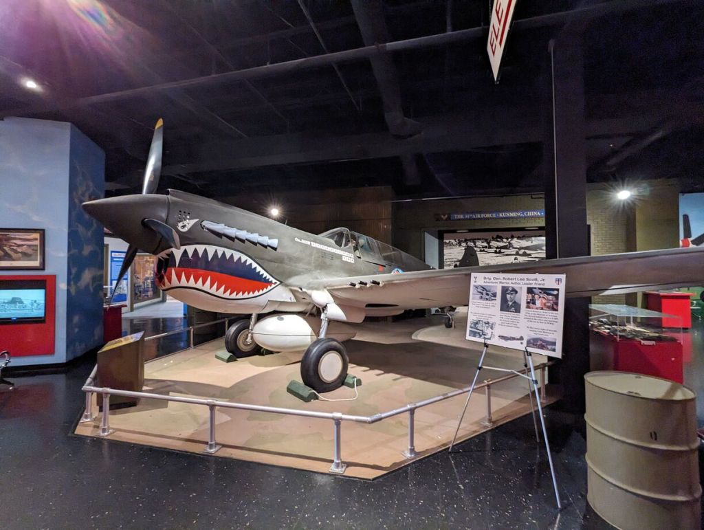 Curtiss P-40 Warhawk, Museum of Aviation, Robins Air Force Base, Warner Robins, GA.
