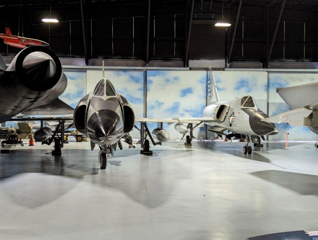 Convair F-102 Delta Dagger and F-106 Delta Dart, Museum of Aviation, Robins Air Force Base, Warner Robins, GA.
