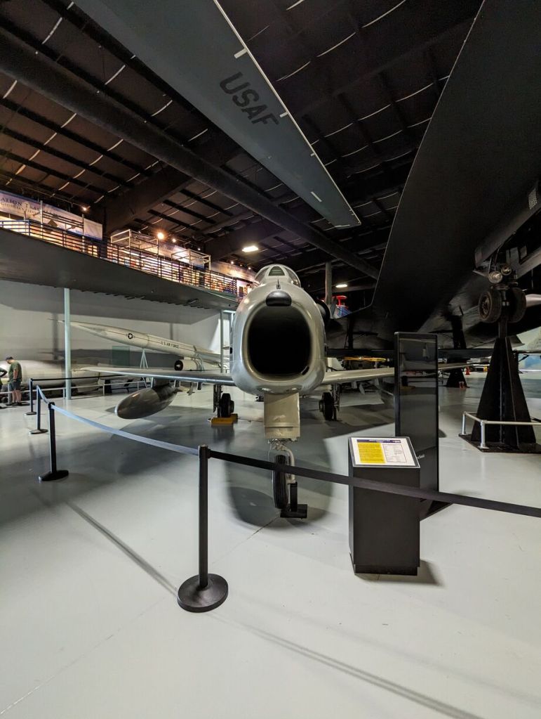North American F-86 Sabre, Museum of Aviation, Robins Air Force Base, Warner Robins, GA.