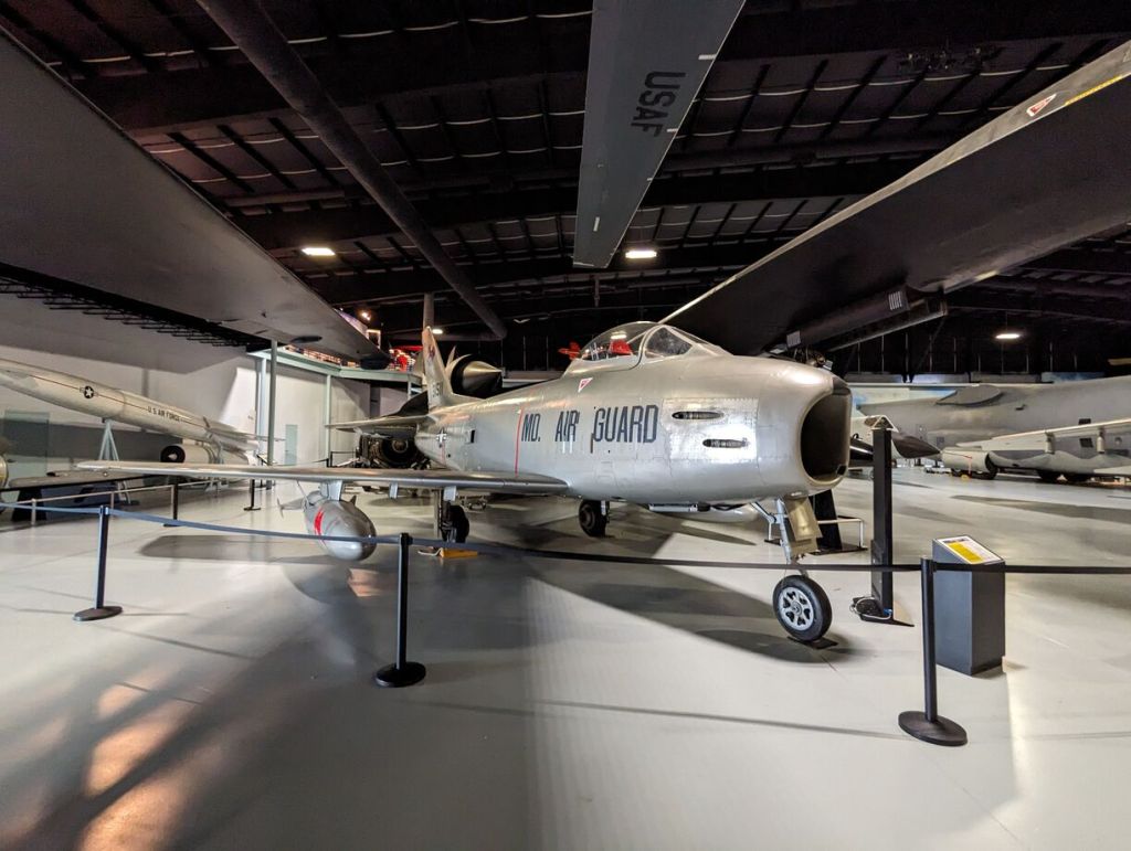North American F-86 Sabre, Museum of Aviation, Robins Air Force Base, Warner Robins, GA.