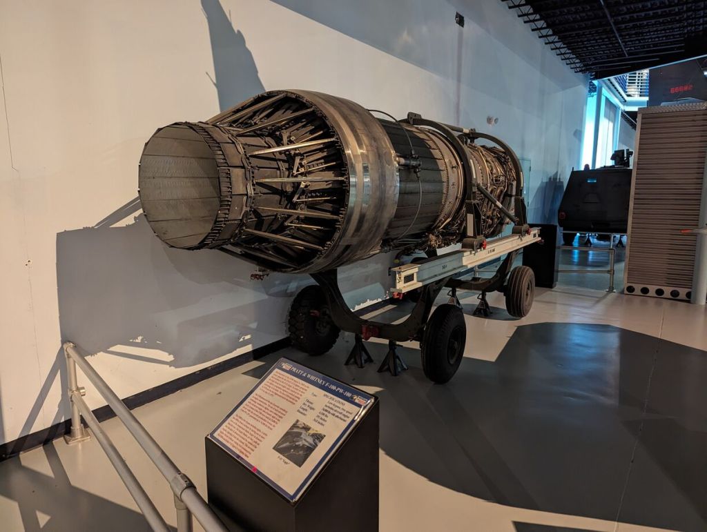 F-15 Engine, Museum of Aviation, Robins Air Force Base, Warner Robins, GA.