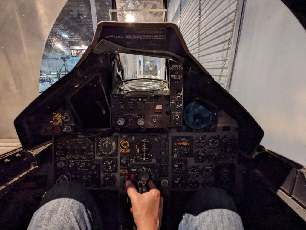F-15 Cockpit, Museum of Aviation, Robins Air Force Base, Warner Robins, GA.
