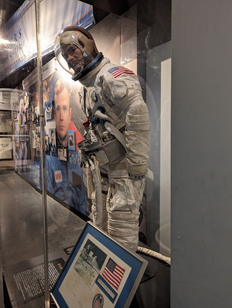 Space Lab Spacesuit, Museum of Aviation, Robins Air Force Base, Warner Robins, GA.
