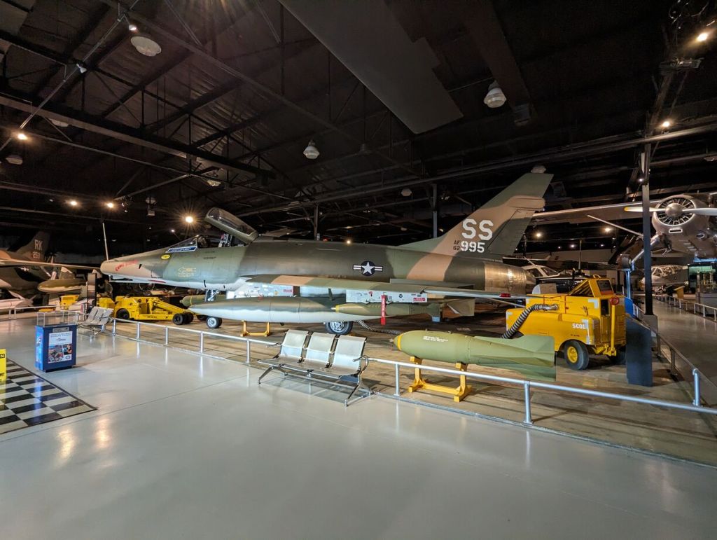 North American F-100 Super Sabre Museum of Aviation, Robins Air Force Base, Warner Robins, GA.