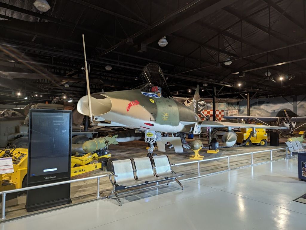 North American F-100 Super Sabre Museum of Aviation, Robins Air Force Base, Warner Robins, GA.