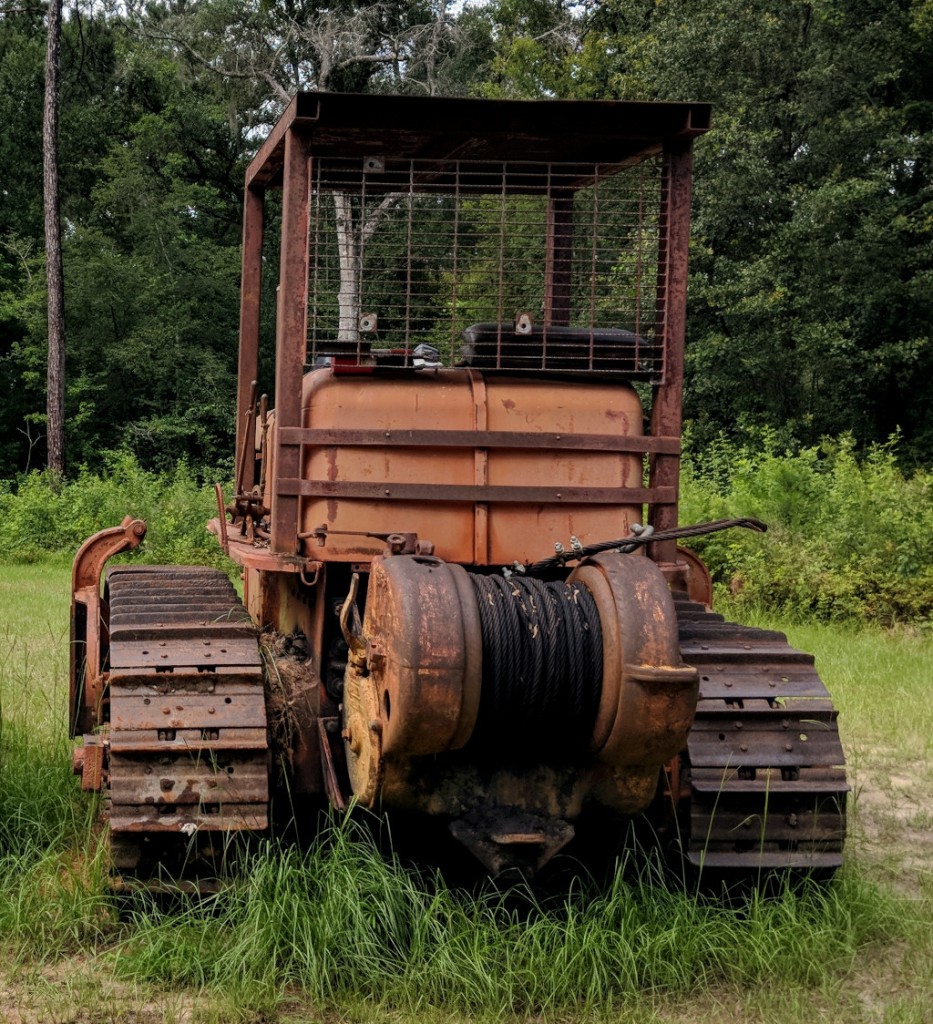  Allis-Chalmers HD10 crawler tractor back view